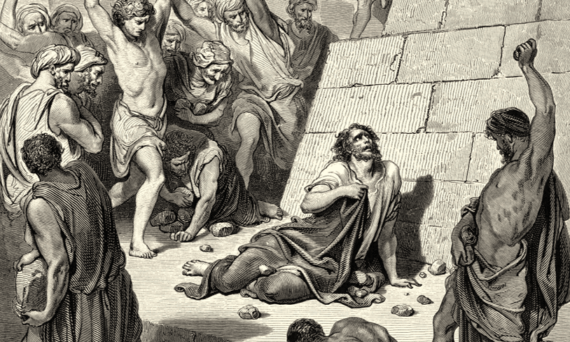 Acts 7:60 - Martyrdom of Stephen